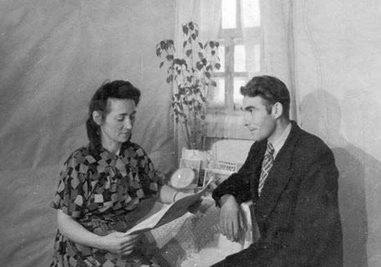 Олександра Слободян з чоловіком Василем. Колима. 1950-і роки Олександра Слободян з чоловіком Василем. Колима. 1950-і роки